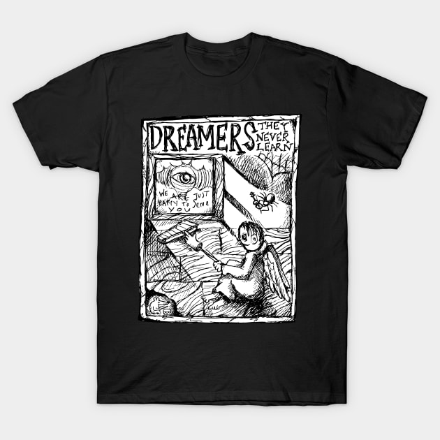 Day Dreaming - Illustrated Lyrics T-Shirt by bangart